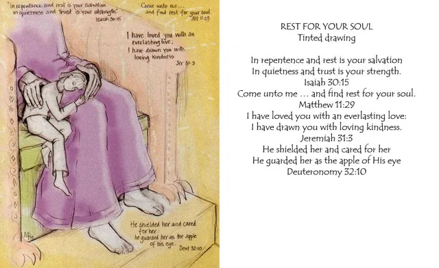 Rest for your soul card